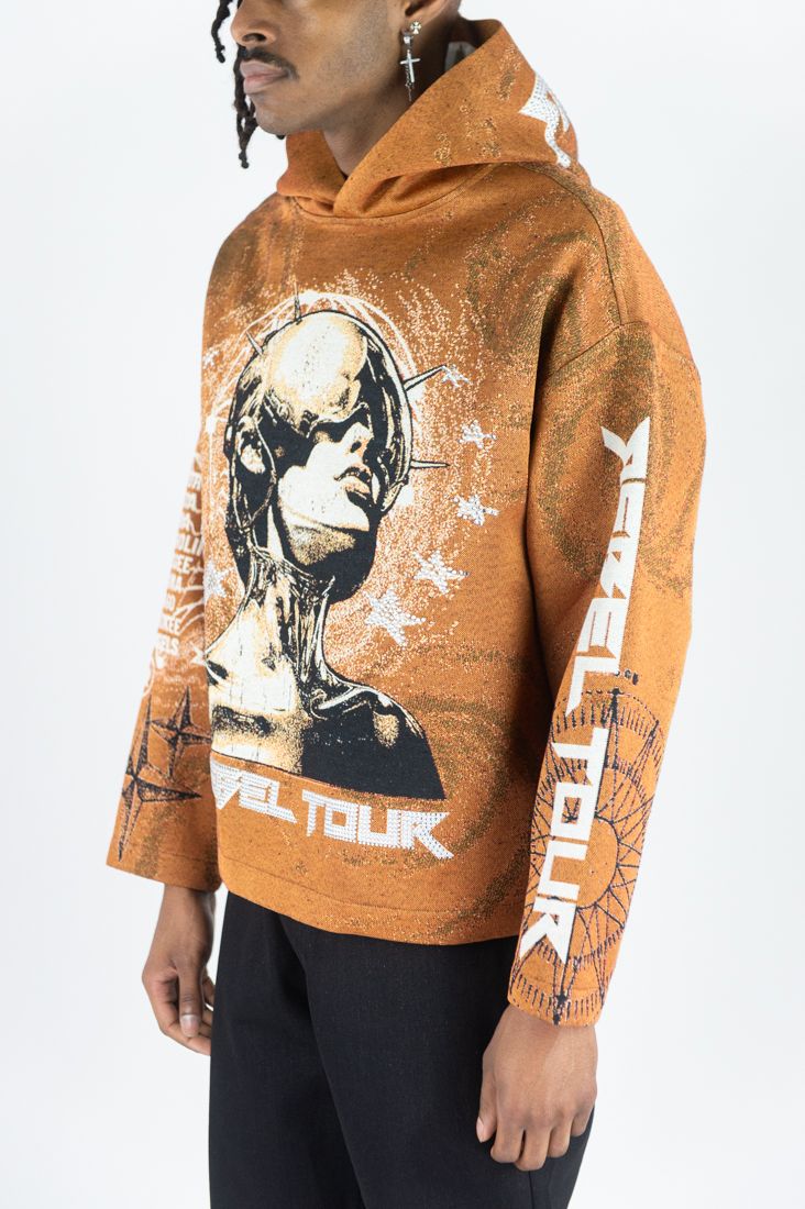 Celestial Head Graphic Hoodie