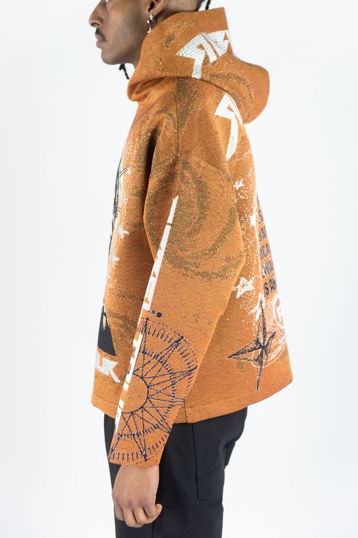 Celestial Head Graphic Hoodie