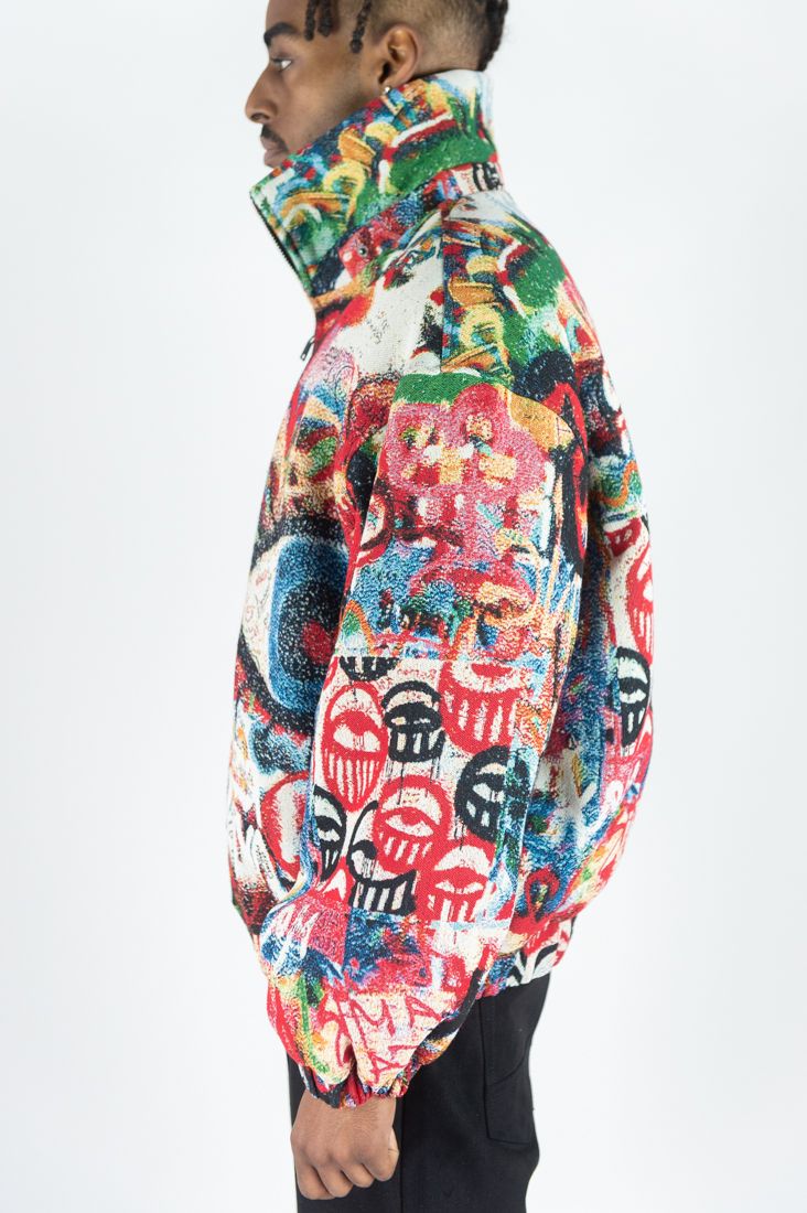 Abstract Graffiti Tapestry Jacket