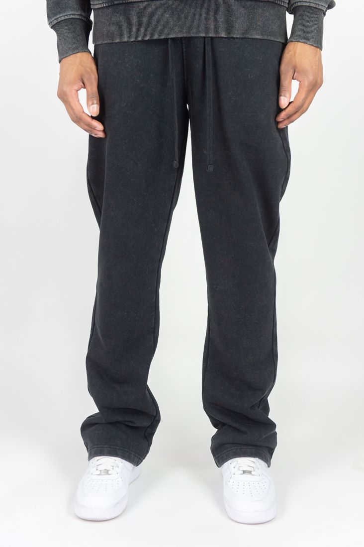 Washed Black Essential Sweatpants