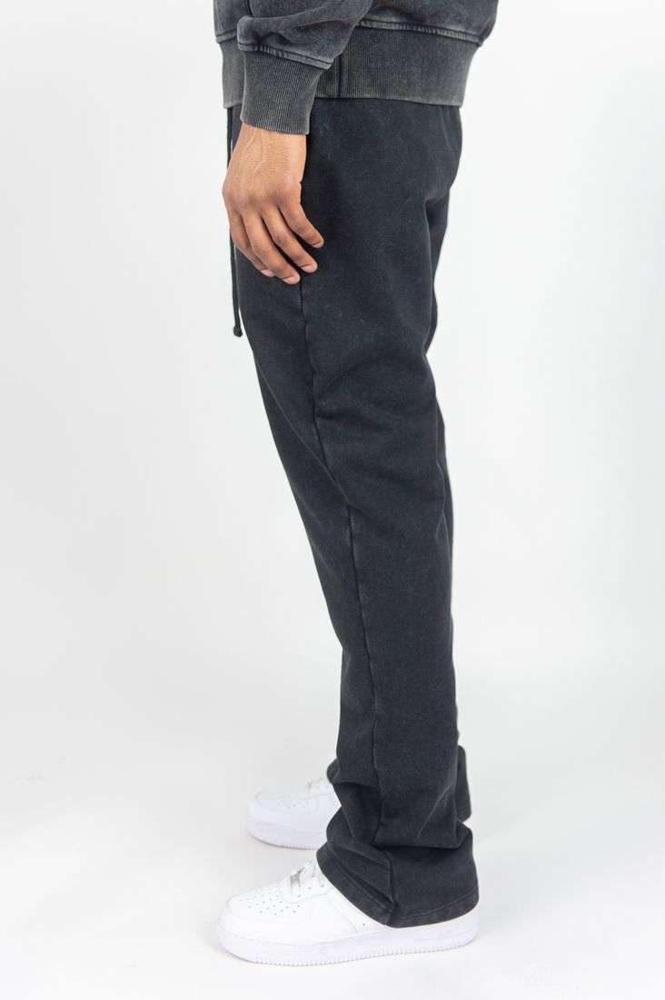 Washed Black Essential Sweatpants
