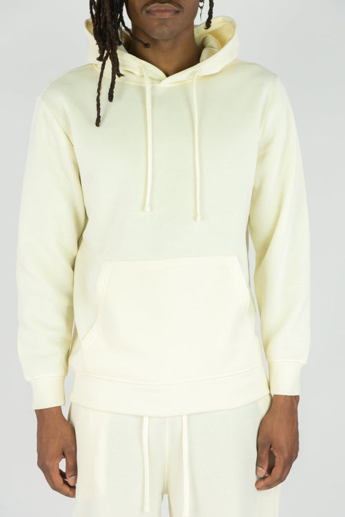 300E Solid Hoodie - Cream