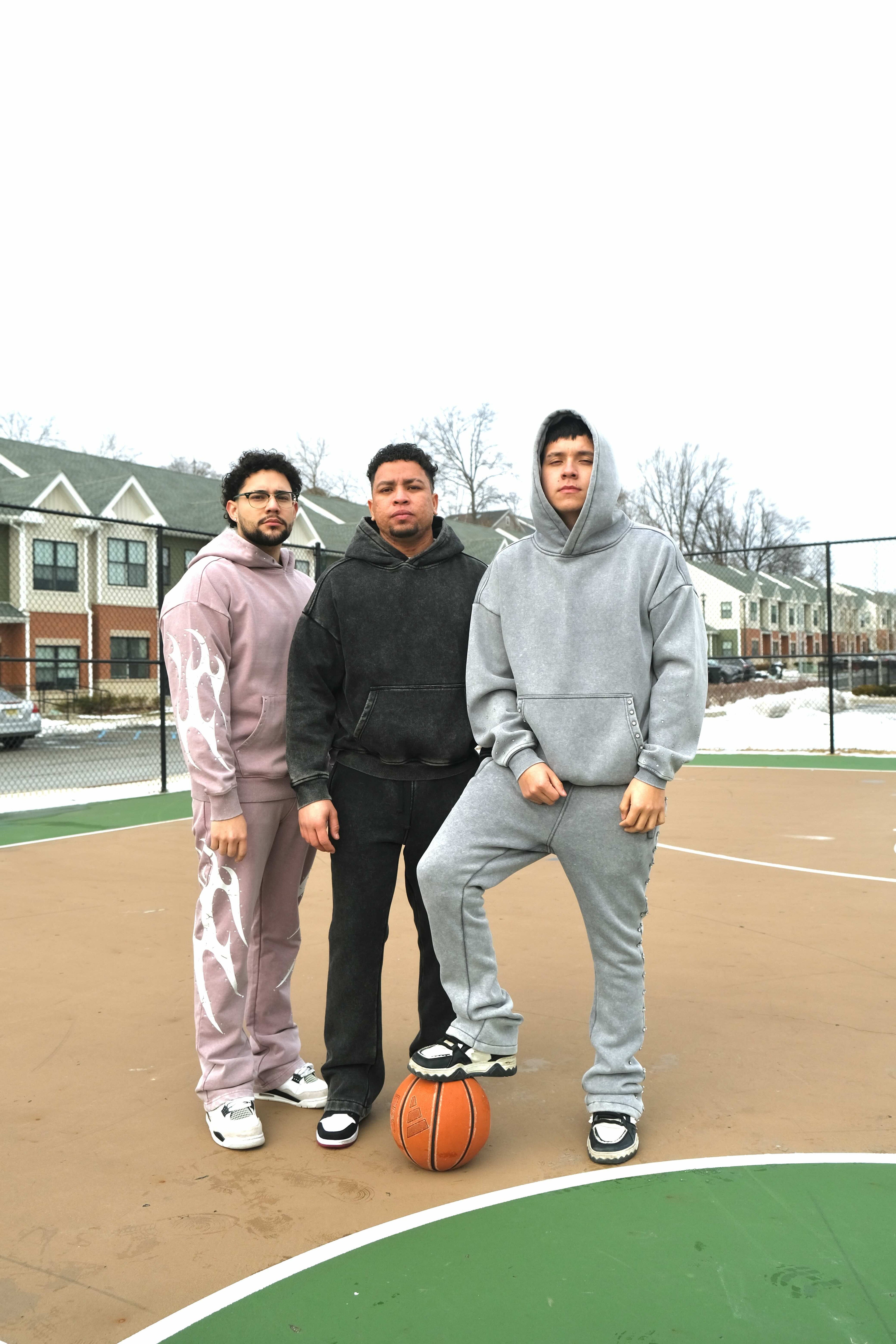 Washed Black Essential Sweatpants